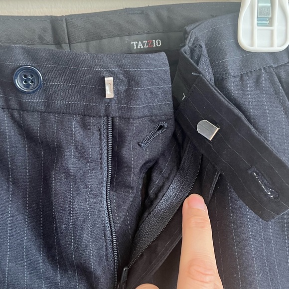 Classic Black Pinstripe Boys Suit size 10 - Picture 7 of 10